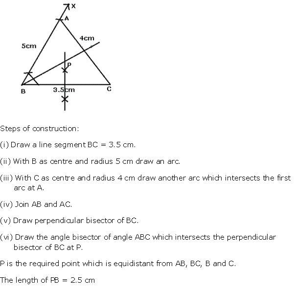 Frank Solutions Icse Class 10 Mathematics Chapter - Loci