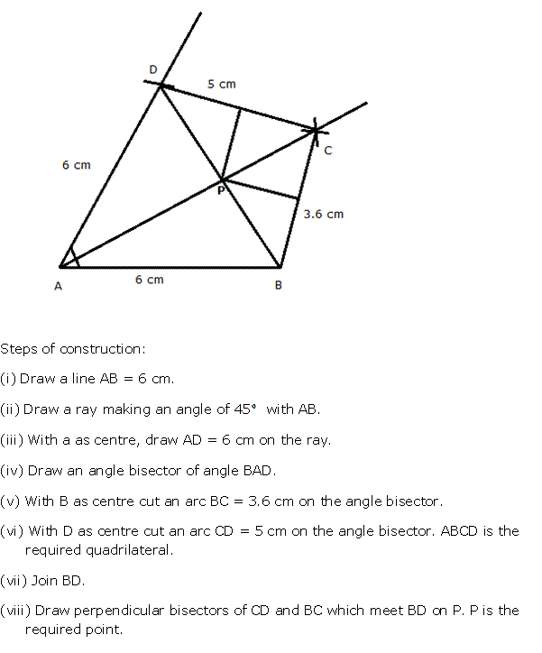 Frank Solutions Icse Class 10 Mathematics Chapter - Loci