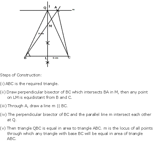 Frank Solutions Icse Class 10 Mathematics Chapter - Loci