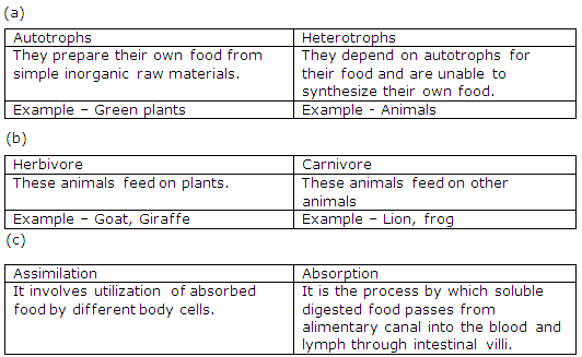 Frank Solutions Icse Class 9 Biology Chapter - Nutrition In Man