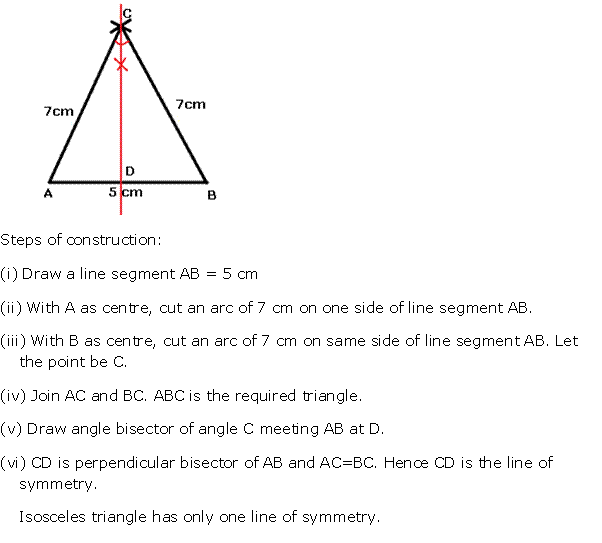 Frank Solutions Icse Class 10 Mathematics Chapter - Symmetry