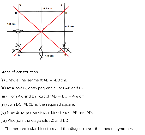 Frank Solutions Icse Class 10 Mathematics Chapter - Symmetry