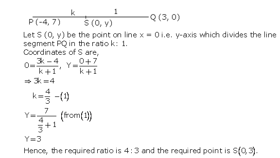 Frank Solutions Icse Class 10 Mathematics Chapter - Distance And Section Formulae