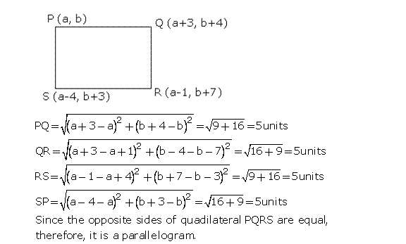 Frank Solutions Icse Class 10 Mathematics Chapter - Distance And Section Formulae