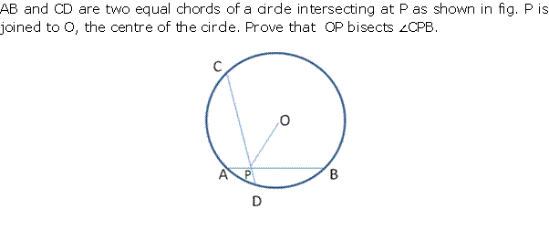 Frank Solutions Icse Class 10 Mathematics Chapter - Circles