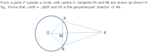 Frank Solutions Icse Class 10 Mathematics Chapter - Circles