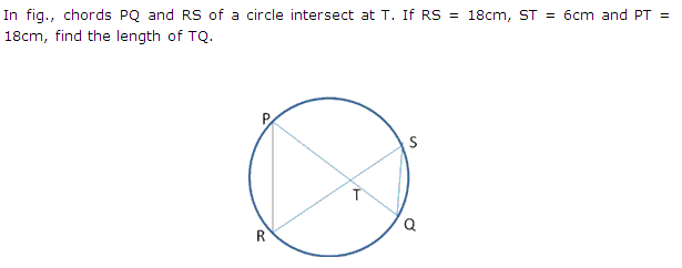 Frank Solutions Icse Class 10 Mathematics Chapter - Circles