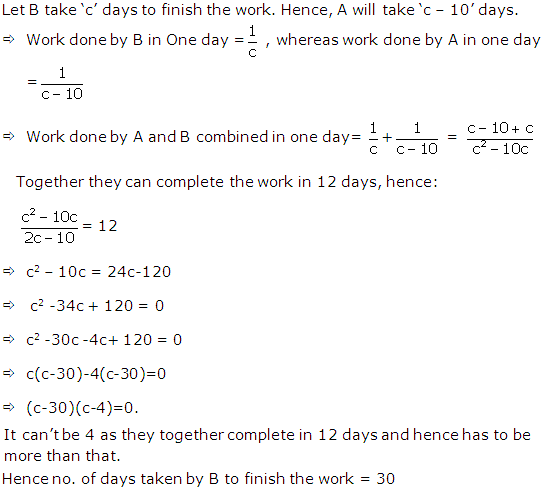 Frank Solutions Icse Class 10 Mathematics Chapter - Problems Based On Quadratic Equations