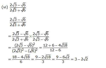 Frank Solutions Icse Class 9 Mathematics Chapter - Irrational Numbers
