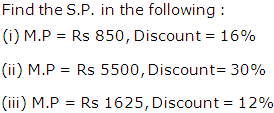 Frank Solutions Icse Class 9 Mathematics Chapter - Profit Loss And Discount