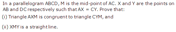 Frank Solutions Icse Class 9 Mathematics Chapter - Mid Point And Intercept Theorems