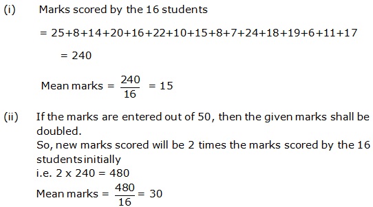 Frank Solutions Icse Class 9 Mathematics Chapter - Statistics