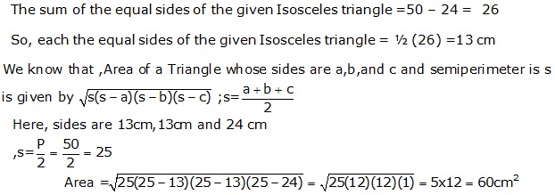 Frank Solutions Icse Class 9 Mathematics Chapter - Perimeter And Area