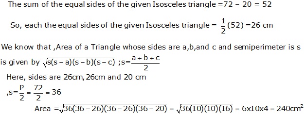 Frank Solutions Icse Class 9 Mathematics Chapter - Perimeter And Area