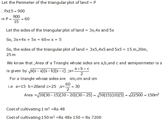 Frank Solutions Icse Class 9 Mathematics Chapter - Perimeter And Area