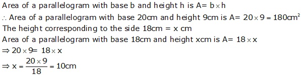 Frank Solutions Icse Class 9 Mathematics Chapter - Perimeter And Area