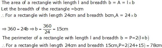 Frank Solutions Icse Class 9 Mathematics Chapter - Perimeter And Area