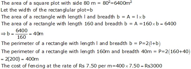 Frank Solutions Icse Class 9 Mathematics Chapter - Perimeter And Area