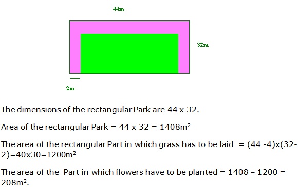 Frank Solutions Icse Class 9 Mathematics Chapter - Perimeter And Area