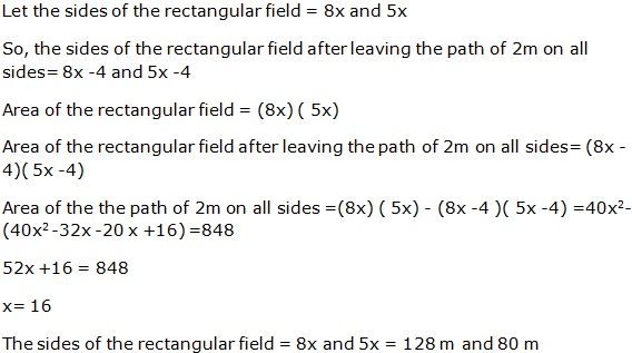 Frank Solutions Icse Class 9 Mathematics Chapter - Perimeter And Area