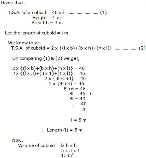 Frank Solutions Icse Class 9 Mathematics Chapter - Surface Areas And Volume Of Solids