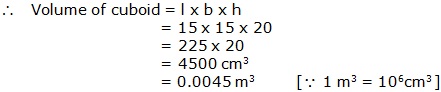 Frank Solutions Icse Class 9 Mathematics Chapter - Surface Areas And Volume Of Solids