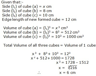 Frank Solutions Icse Class 9 Mathematics Chapter - Surface Areas And Volume Of Solids