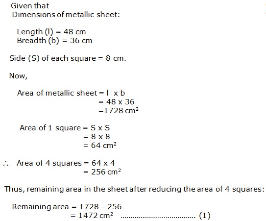 Frank Solutions Icse Class 9 Mathematics Chapter - Surface Areas And Volume Of Solids