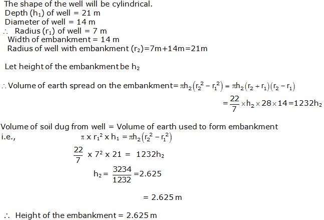 Frank Solutions Icse Class 9 Mathematics Chapter - Surface Areas And Volume Of Solids