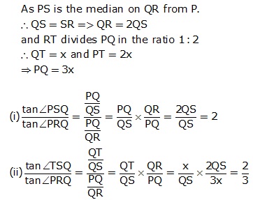 Frank Solutions Icse Class 9 Mathematics Chapter - Trigonometrical Ratios