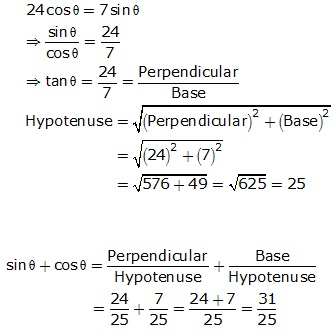 Frank Solutions Icse Class 9 Mathematics Chapter - Trigonometrical Ratios