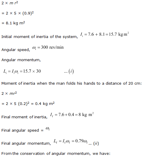 Chapter 7 System of Particles and Rotational Motion - NCERT Solutions