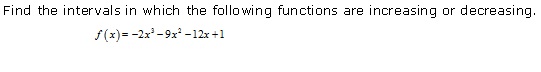 Rd-sharma Solutions Cbse Class 12-science Mathematics Chapter - Increasing And Decreasing Functions