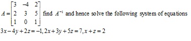 Rd-sharma Solutions Cbse Class 12-science Mathematics Chapter - Solution Of Simultaneous Linear Equations