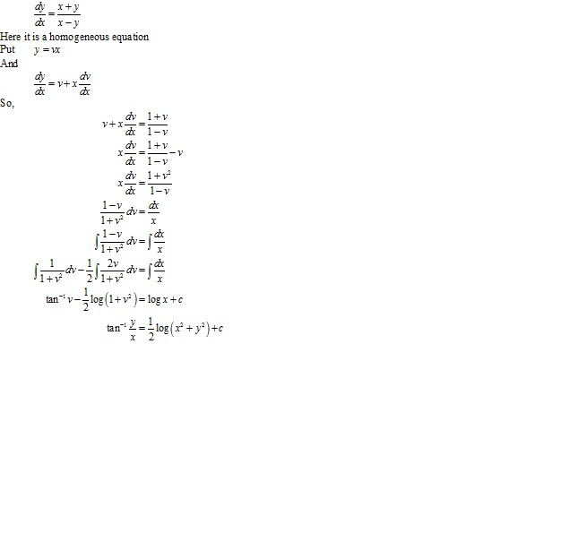Rd-sharma Solutions Cbse Class 12-science Mathematics Chapter - Differential Equations