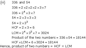 NCERT Solutions Class 10 Maths Chapter 1 - Real Numbers Exercise Ex 1.2 - Solution 2 - Product of Two Numbers - (2)