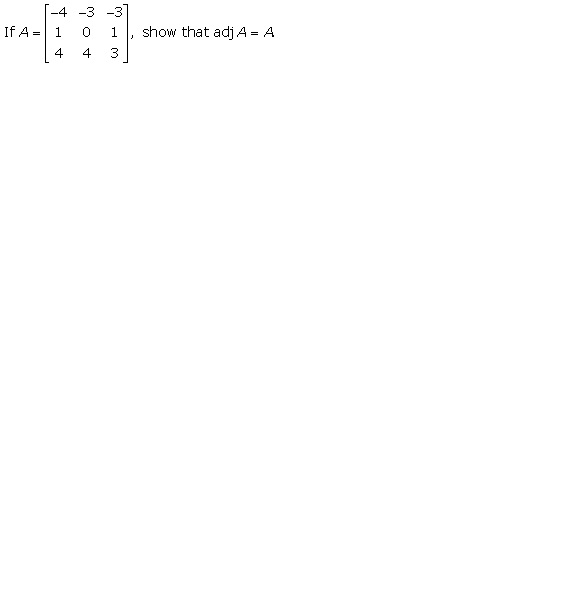 Rd-sharma Solutions Cbse Class 12-science Mathematics Chapter - Adjoint And Inverse Of A Matrix