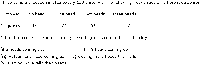 Rd-sharma Solutions Cbse Class 9 Mathematics Chapter - Probability