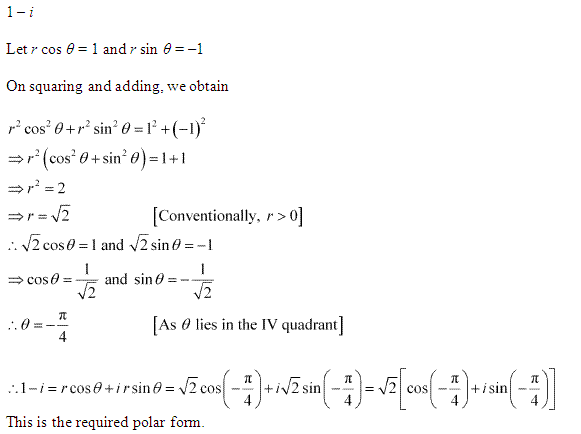 NCERT Solutions for Class 11-science Maths CBSE Chapter 5: Complex ...