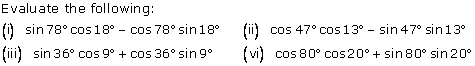 Rd-sharma Solutions Cbse Class 11-science Mathematics Chapter - Trigonometric Ratios Of Compound Angles