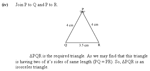 Chapter 10 Practical Geometry - NCERT Solutions for Class 7 Mathematics