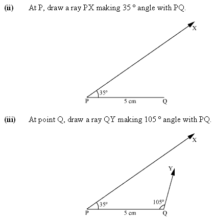 NCERT Solutions for Class 7 Maths CBSE Chapter 10: Practical Geometry ...