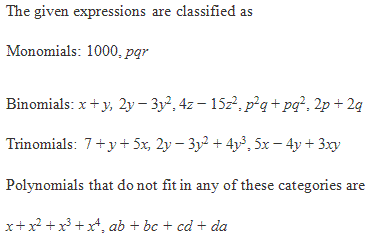 Ncert Solutions For Class 9 Mathematics Maharashtra Chapter 9 Algebraic Expressions And Identities Topperlearning