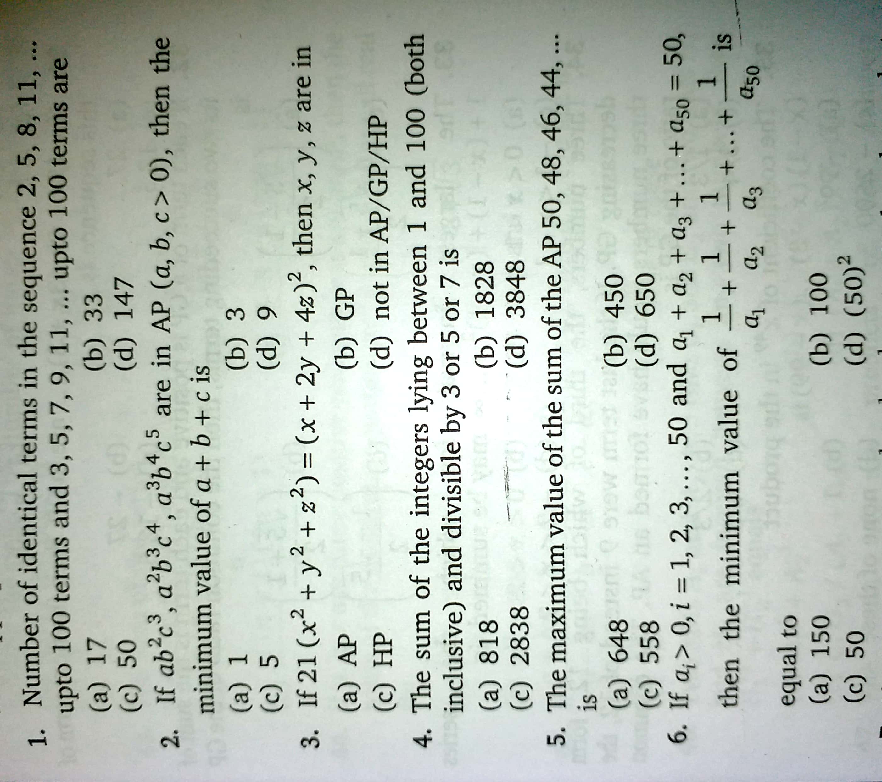 Solve Q No 1 2 3 4 5 6 75yvkbuu Mathematics Topperlearning Com