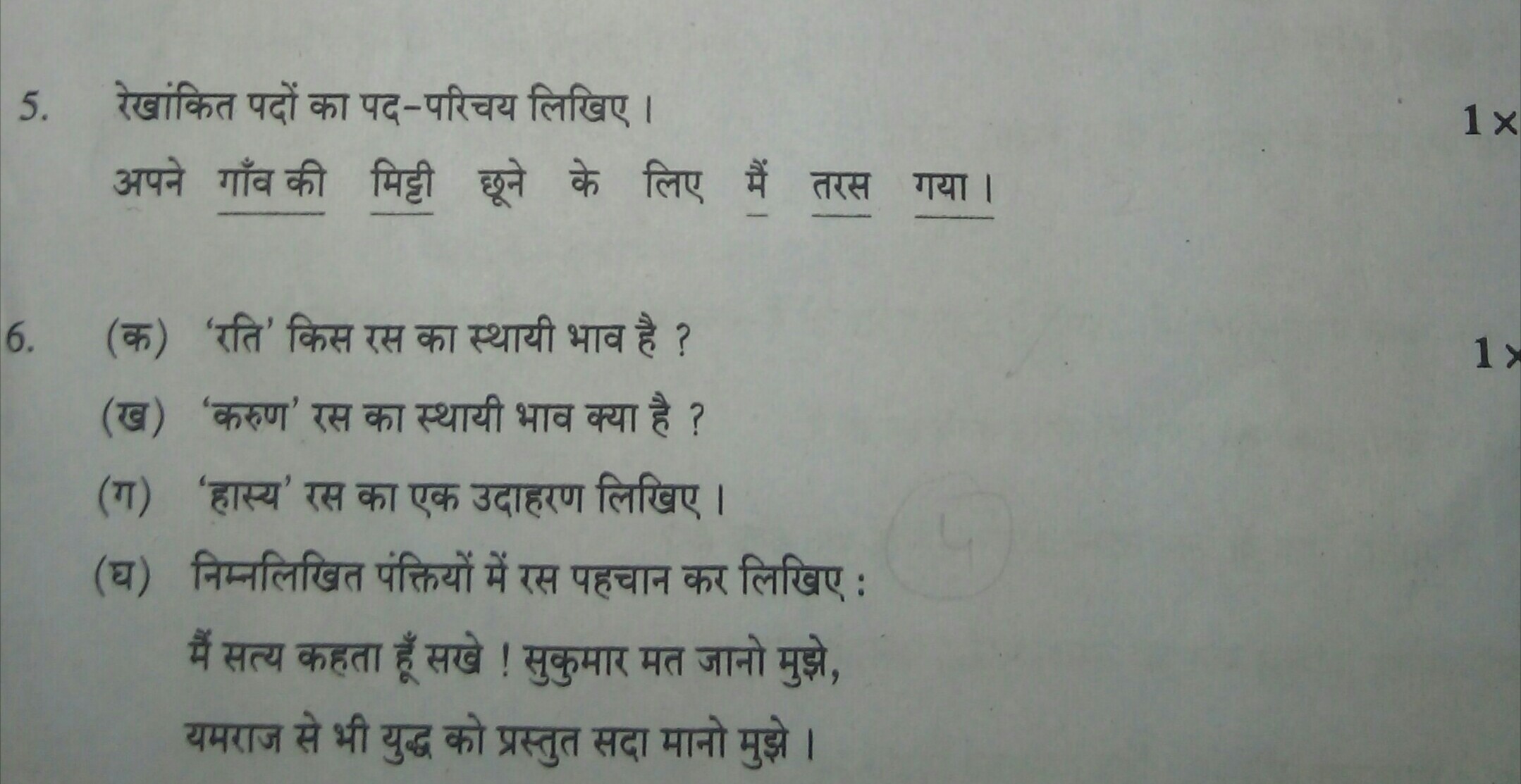 hindi chapter 3 class 10 question answer cbse