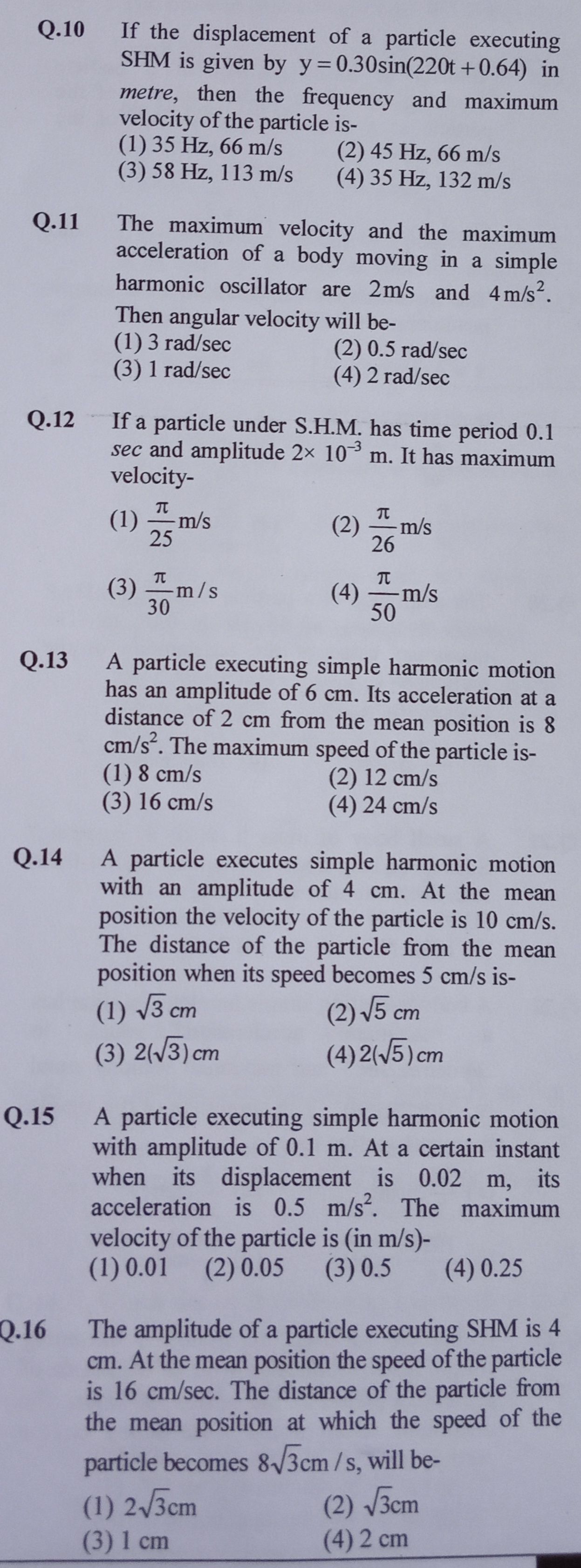 physics 101 questions and answers pdf