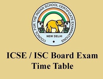 CISCE Board announces ICSE and ISC 2016 Exam Time Table