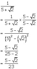 Frank Solutions Icse Class 9 Mathematics Chapter - Irrational Numbers