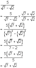 Frank Solutions Icse Class 9 Mathematics Chapter - Irrational Numbers