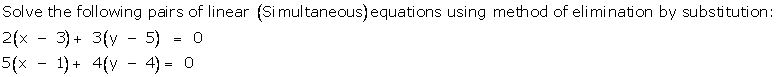 Selina Solutions Icse Class 9 Mathematics Chapter - Simultaneous Linear Equations Including Problems